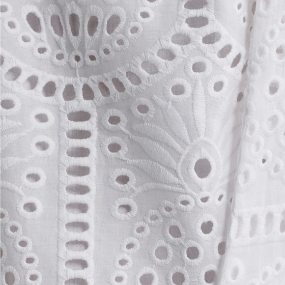 NWT Lilly Pulitzer White Long Sleeve Eyelet Dress - Picture 5 of 8